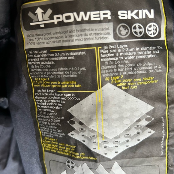 Cold Wave Snowmobile Ladies Jacket EUC zip out lining reflective material night - Picture 5 of 15